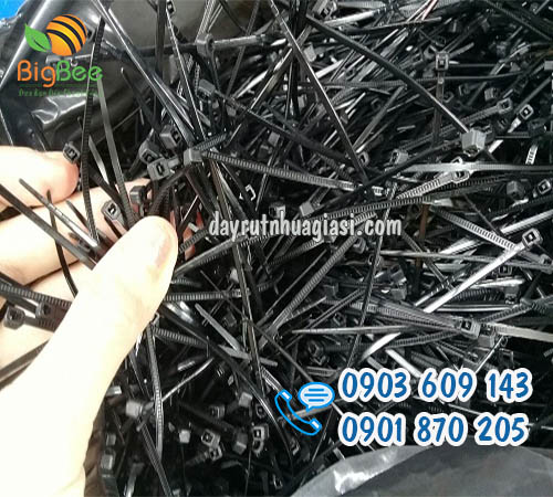 Dây rút nhựa nhỏ 1 tấc buộc hàng giá bán sỉ rẻ