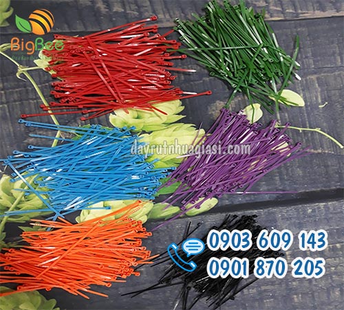 Dây rút nhựa 1 tấc 10cm cột chân gà