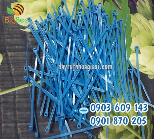 Dây rút nhựa màu xanh 1.5 tấc giá tốt