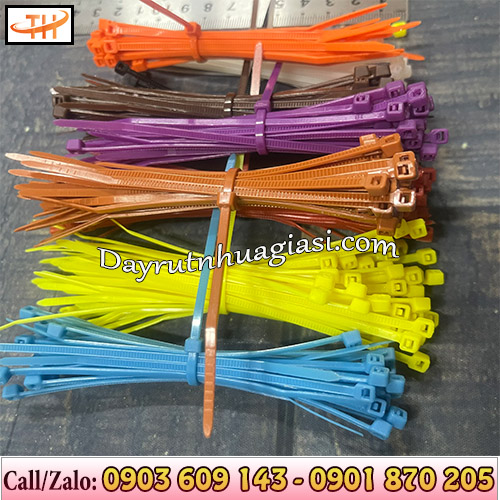 Dây rút nhựa đa dạng nhiều màu sắc Dây rút nhựa đa dạng nhiều màu sắc