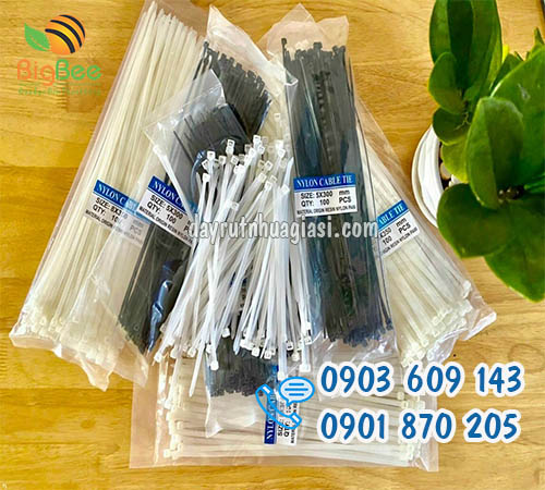 Dây rút nhựa 100 sợi/bịch giá sỉ rẻ