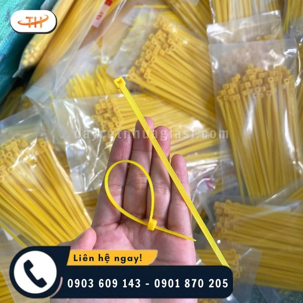 Dây rút nhựa 150mm có độ bền cao và khả năng chịu lực tốt Dây rút nhựa 150mm có độ bền cao và khả năng chịu lực tốt