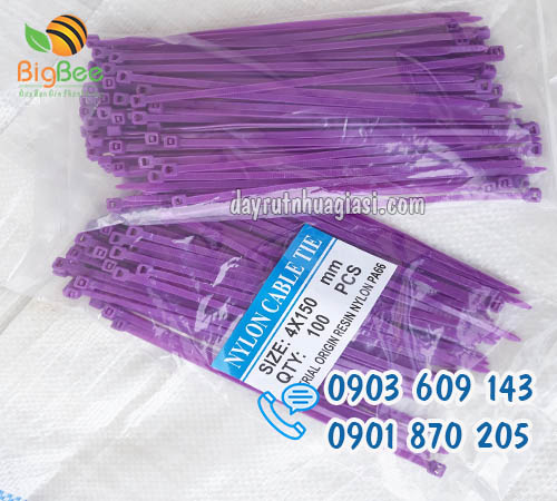 Dây rút nhựa 15cm chất lượng, dẻo dai giá sỉ rẻ