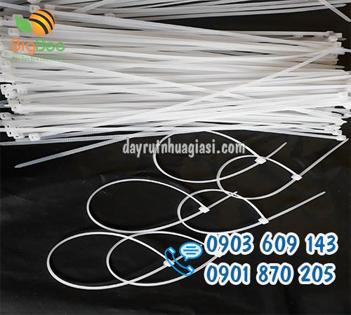 Dây rút nhựa màu trắng buộc hàng bền chắc giá bán sỉ
