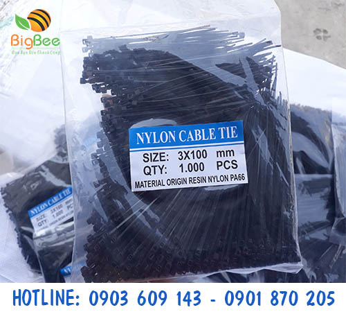Bỏ sỉ dây rút nhựa 3x100mm giá tốt cho các đại lý