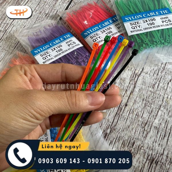 Dây rút nhựa có khả năng chịu lực tốt Dây rút nhựa có khả năng chịu lực tốt