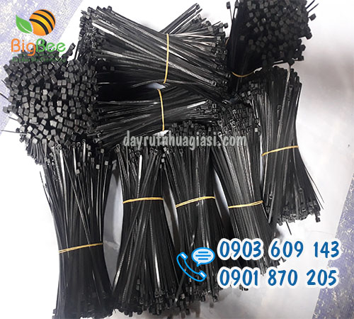 Dây rút nhựa đen 2 tấc 4 li giá rẻ tại TP.HCM