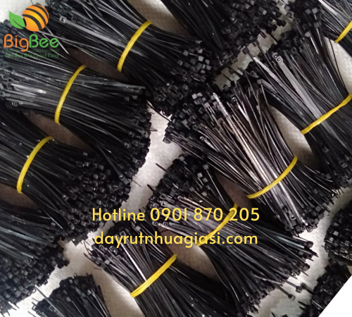 Dây rút nhựa đen 2 tấc 4 li cung cấp bởi công ty Thu Hồng