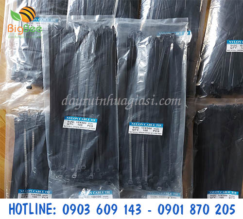 Cung cấp dây rút nhựa đen bản lớn giá rẻ