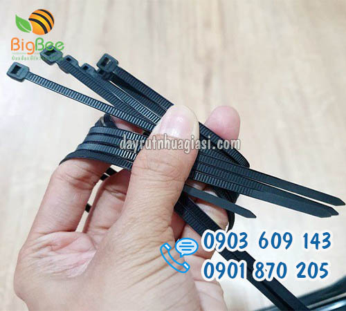 Dây rút nhựa đen dùng ngoài trời giá rẻ, uy tín