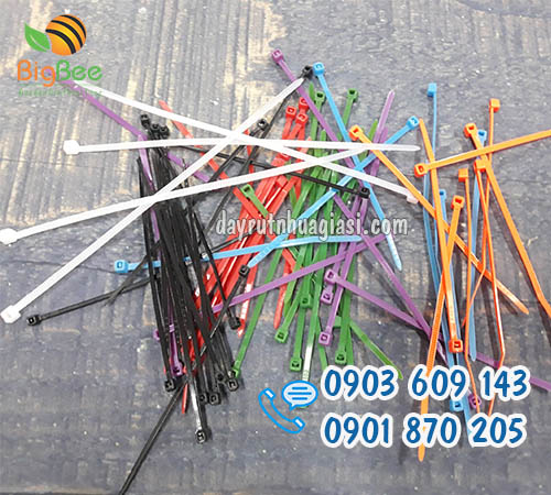 Dây rút nhựa màu buộc chân gà, phân loại hàng hóa giá sỉ rẻ