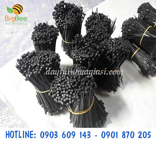 Cung cấp dây rút nhựa giá rẻ 1 tấc màu đen
