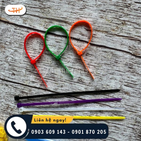 Dây rút nhựa làm từ nylon PA66 cao cấp Dây rút nhựa làm từ nylon PA66 cao cấp