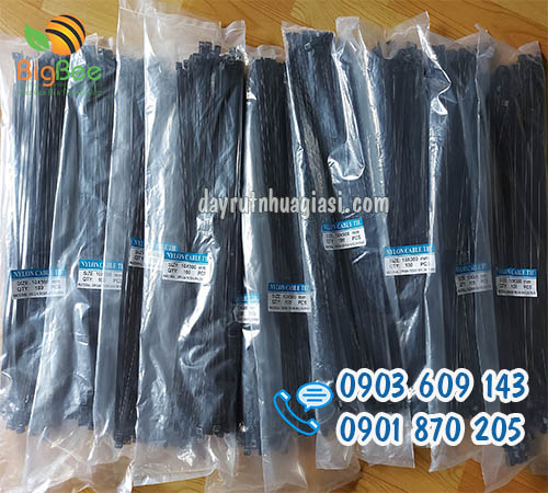 Sỉ rẻ dây rút nhựa lớn 5 tấc 10 li