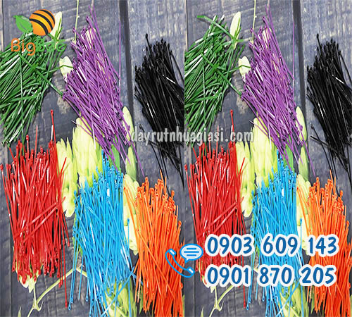 Dây rút nhựa màu 1 tấc sỉ rẻ tại TP.HCM, Bình Dương, Long An