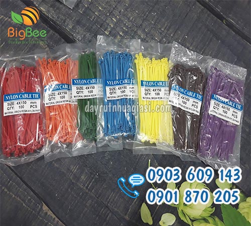 Dây rút nhựa màu bán ký giá tốt ưu đãi