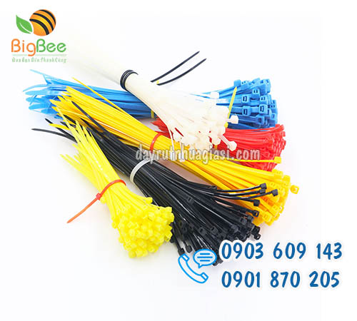 Dây rút nhựa màu 2 tấc - 20cm giá sỉ