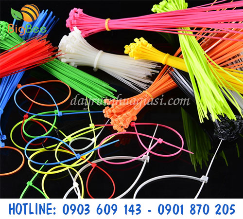 Bỏ sỉ các loại dây rút nhựa màu giá rẻ