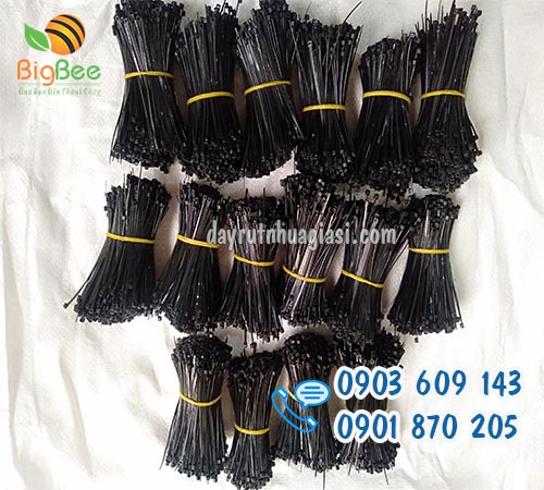 Dây rút nhựa màu đen 1 tấc sỉ rẻ tại TP.HCM