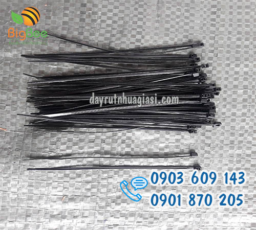 Dây rút nhựa đen buộc dây điện giá tốt