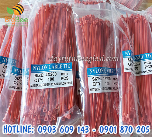 Dây thít, dây rút màu 2 tấc sỉ rẻ