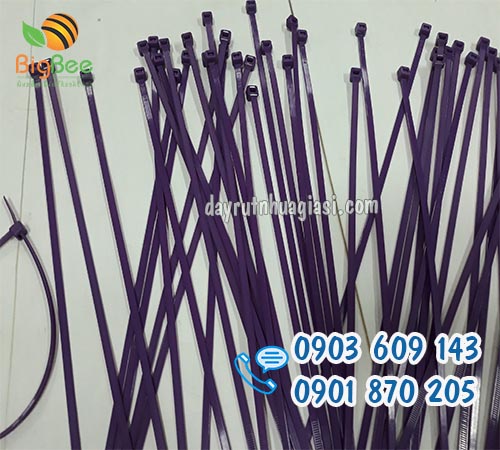 Dây rút nhựa màu tím dẻo dai, bền chắc giá rẻ ưu đãi