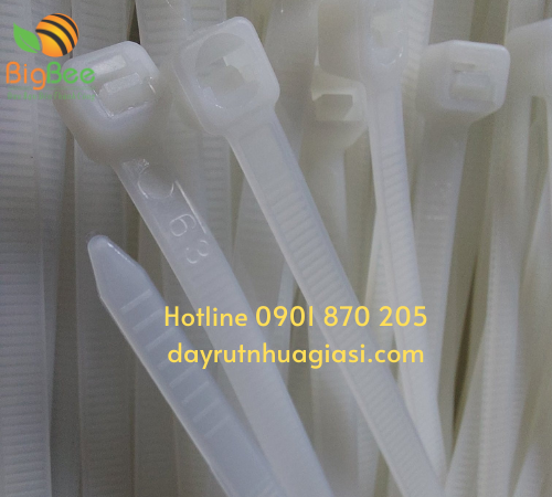 Dây rút nhựa màu trắng 1