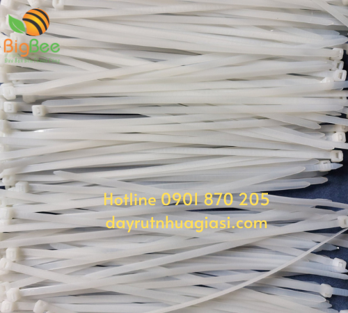 Dây rút nhựa màu trắng 2