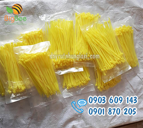 Dây rút nhựa màu vàng 1 tấc sỉ rẻ tại TP.HCM