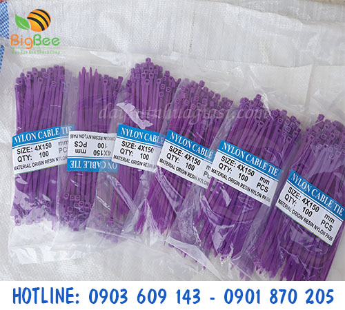 Dây rút nhựa màu 1.5 tấc 4 li giá rẻ