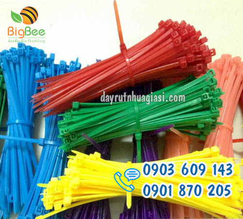 Dây rút nhựa màu 3 tấc bền chắc, chịu lực tốt giá ưu đãi