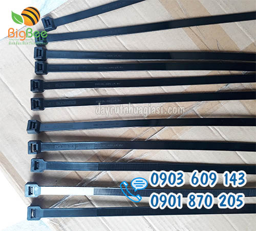 Dây rút nhựa tháo được màu đen bền chắc, chịu lực tốt giá sỉ rẻ