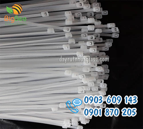 Dây rút nhựa trắng buộc lan, cây cảnh giá siêu rẻ