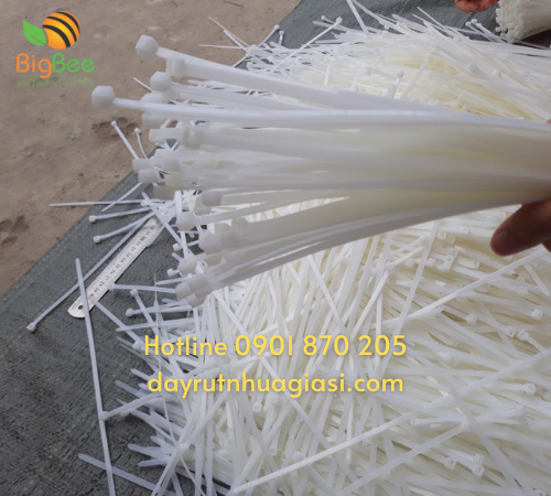 Dây rút nhựa trắng 30cm tại Thu Hồng