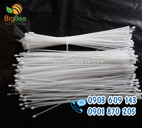 Dây rút nhựa trắng 4 tấc tại TP.HCM