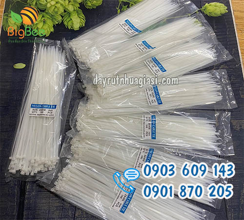 Dây rút nhựa 8x400mm (4 tấc 8 li) giá sỉ rẻ