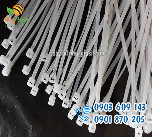 Dây rút nhựa trắng dài 1 tấc giá sỉ