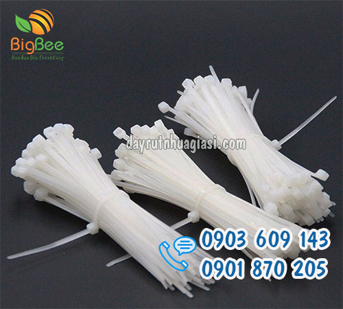 Dây rút nhựa trắng nhiều cỡ giá sỉ rẻ nhất