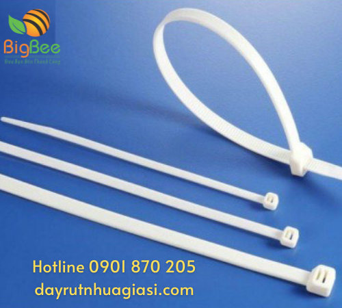 Dây rút nhựa trắng sản xuất tại Thu Hồng