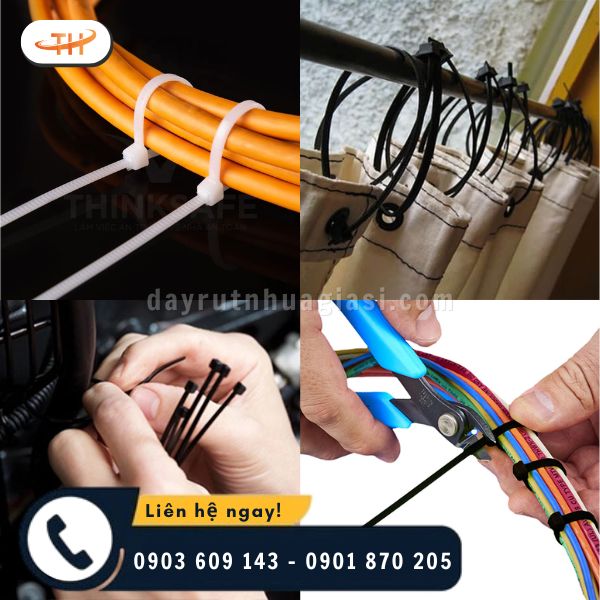 Dây rút nhựa và ứng dụng tuyệt vời Dây rút nhựa và ứng dụng tuyệt vời