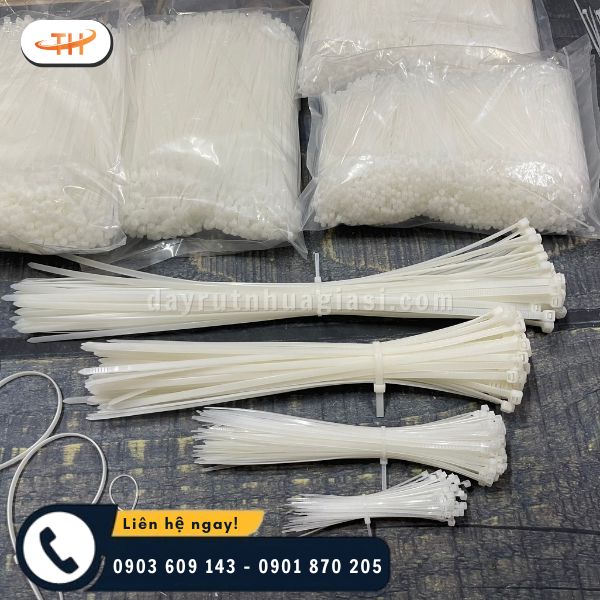 Dây rút nhựa với nhiều kích cỡ Dây rút nhựa với nhiều kích cỡ