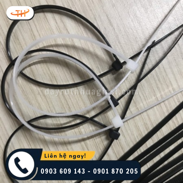 Dây rút nhựa với thiết kế thông minh - không tuột Dây rút nhựa với thiết kế thông minh - không tuột