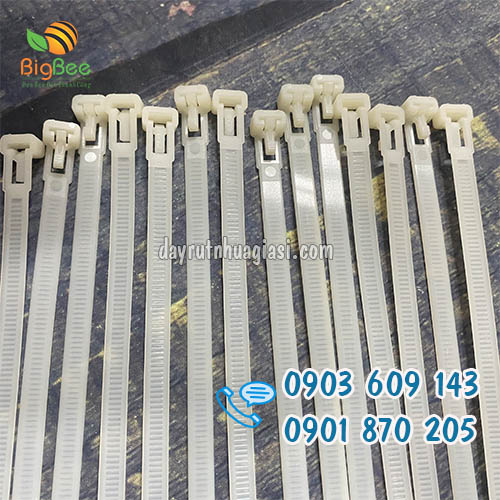 Dây rút nhựa tháo mở được tái sử dụng được nhiều lần giá rẻ