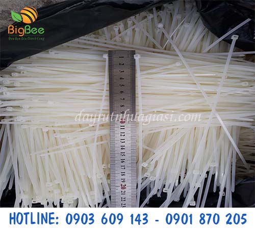 Cung cấp dây rút trắng 3 tấc 30 cm giá sỉ rẻ