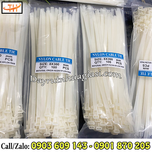 Dây rút nhựa đóng bịch 100 sợi Dây rút nhựa đóng bịch 100 sợi