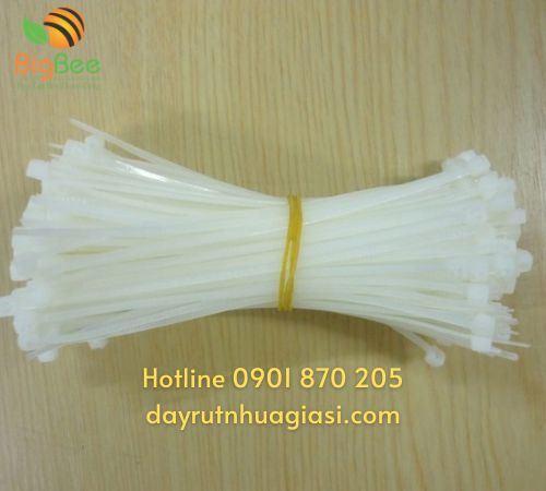 Dây rút trắng sử dụng cho nhiều mục đích cột, đóng gói hàng hóa