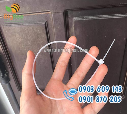 Dây rút nhựa trắng tháo mở được giá sỉ rẻ