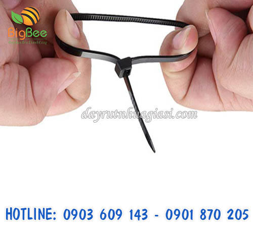 Dây thít nhựa màu đen giá rẻ tại TP.HCM