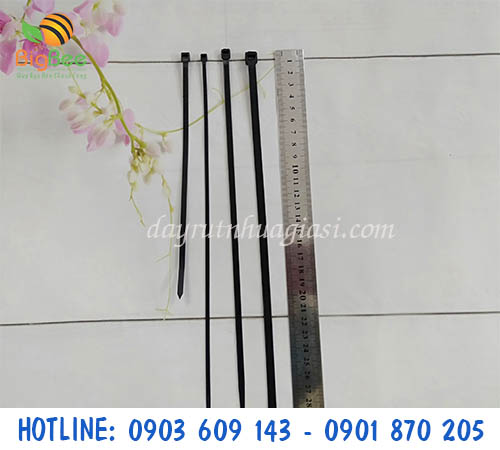 Mua dây thít nhựa đen 2 tấc giá sỉ rẻ