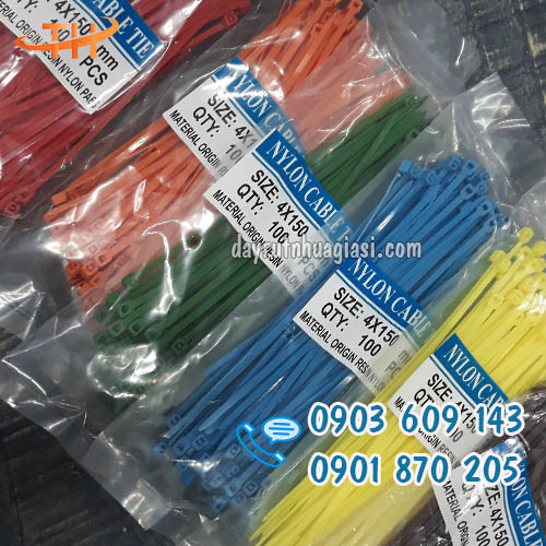 Giá rẻ dây thít nhựa màu, giao toàn quốc